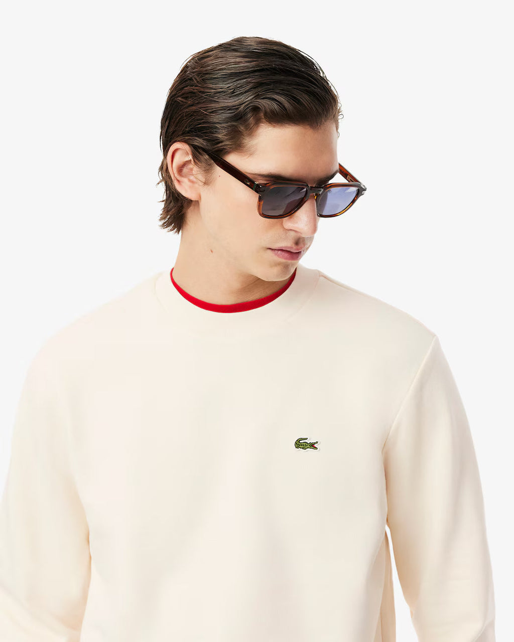 Lacoste Fleece Crew Neck Sweatshirt