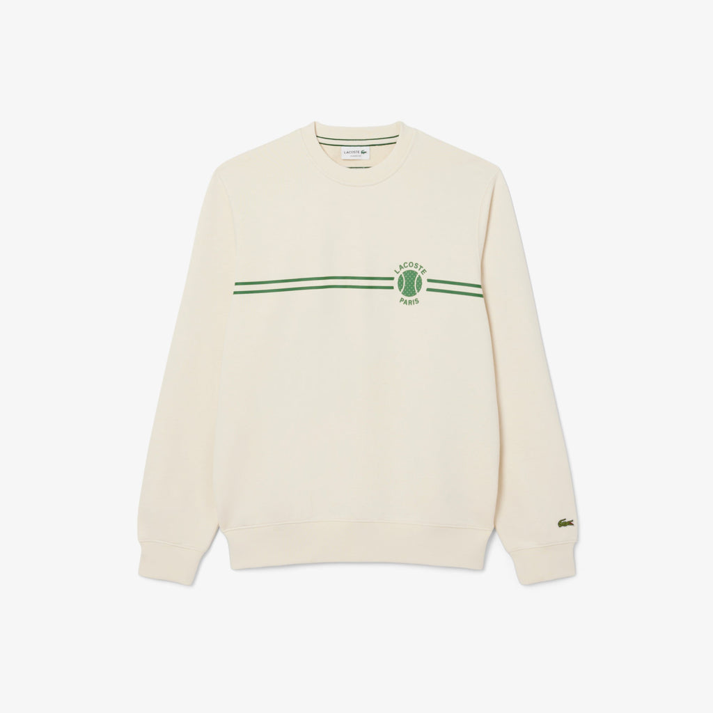 Lacoste Tennis Print Fleece Sweatshirt