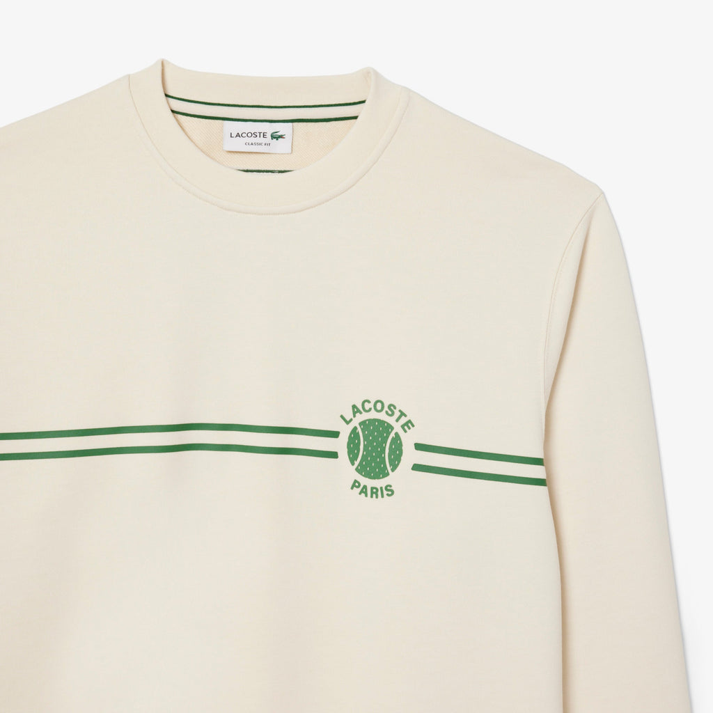 Lacoste Tennis Print Fleece Sweatshirt - view 2