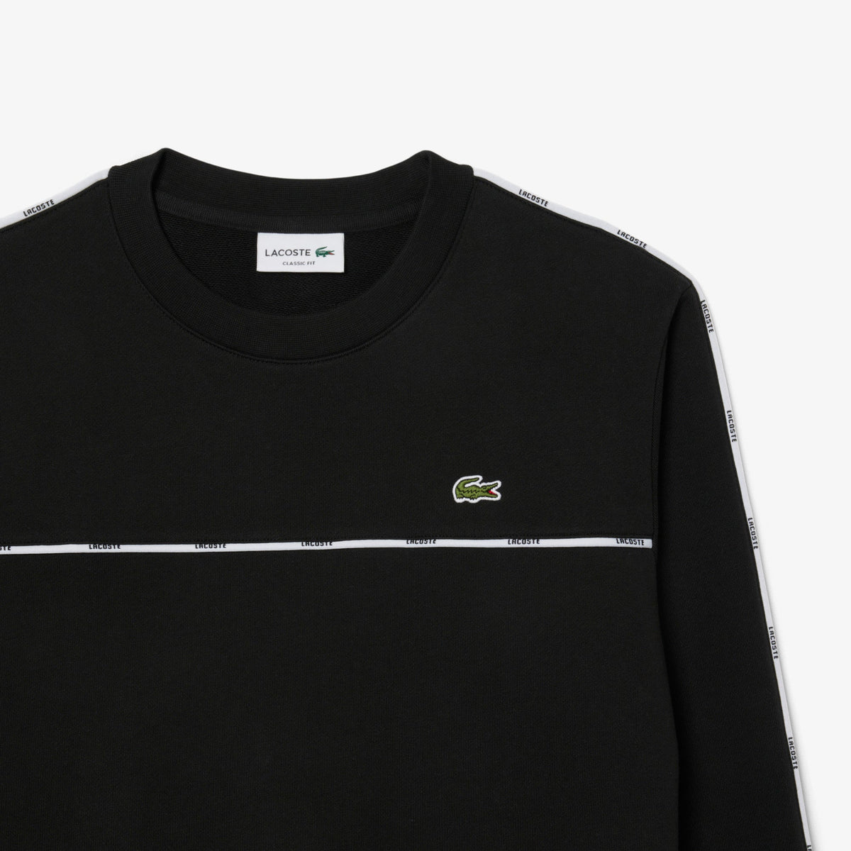 Lacoste Logo Trim Fleece Sweatshirt - view 6