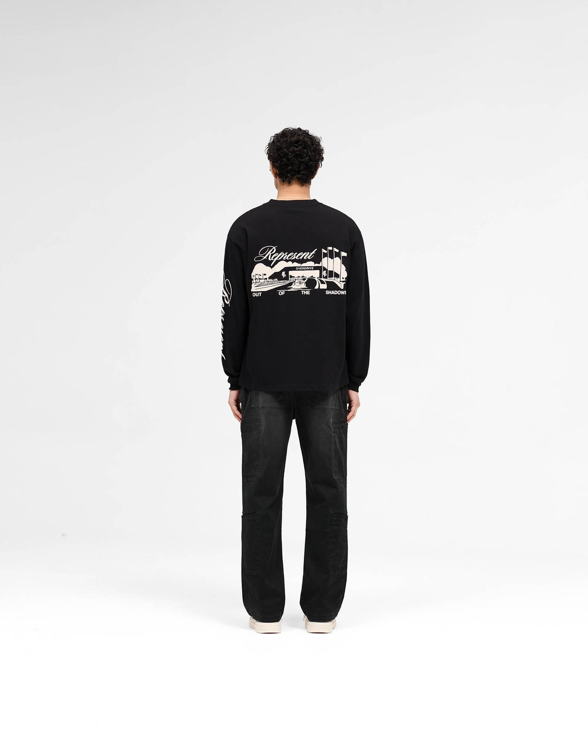 Raceway Long Sleeve T-Shirt - Jet Black
