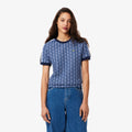 Lacoste Slim Fit Monogram Jacquard T-shirt