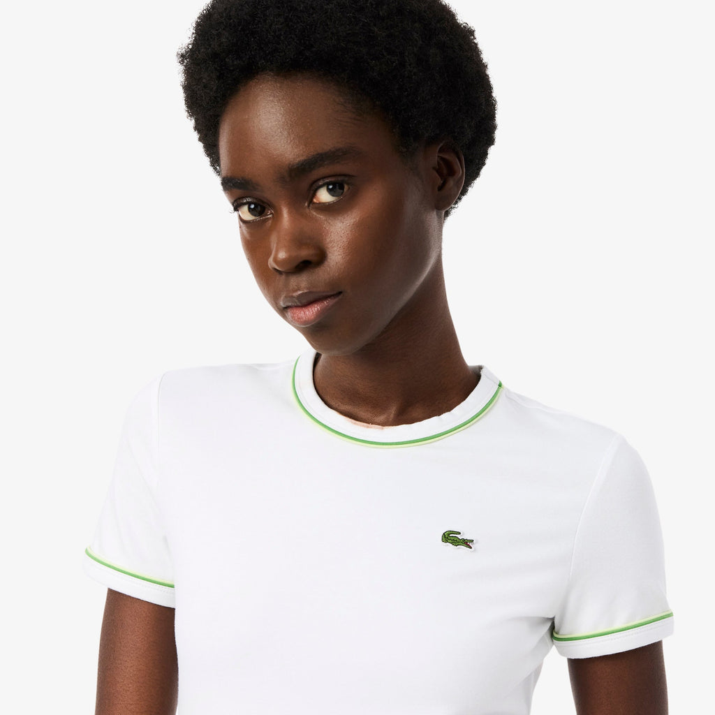 Lacoste Contrast Trim Jersey T-shirt - view 3