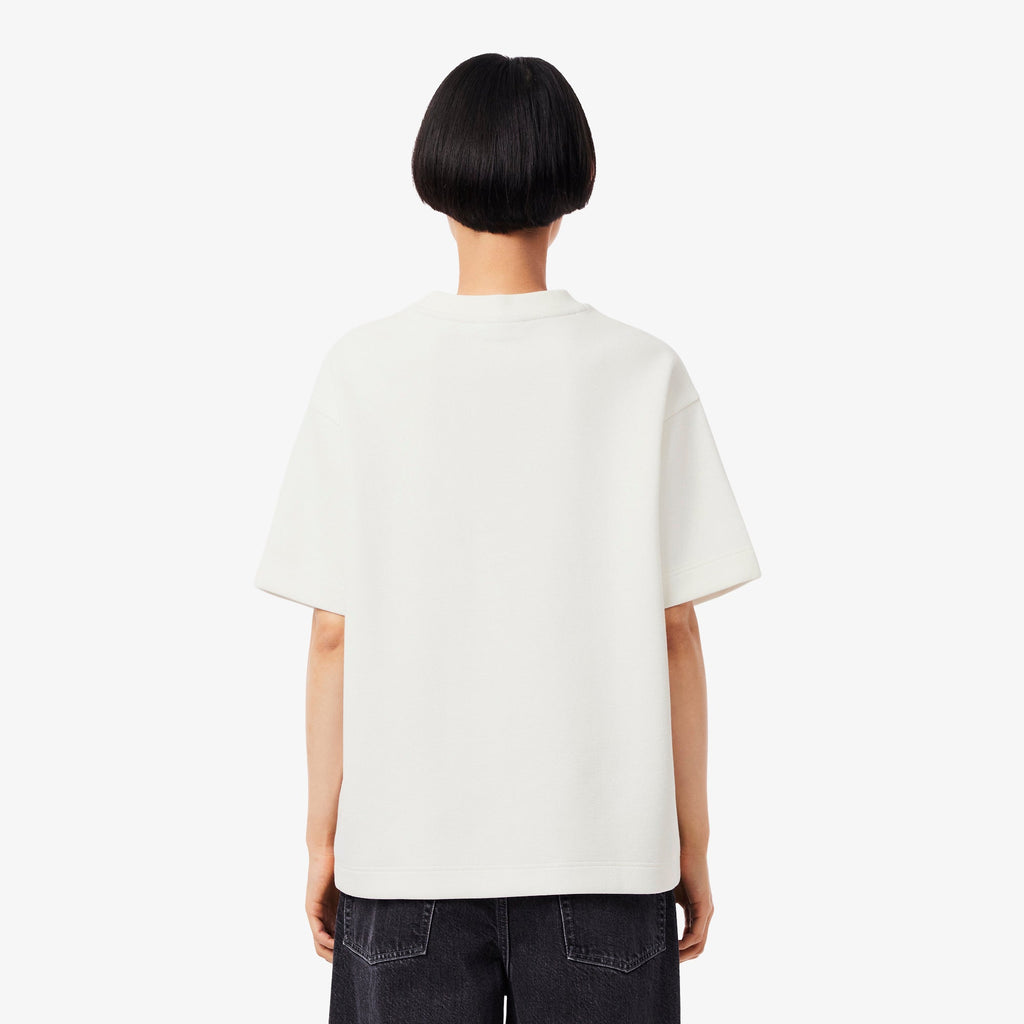 Lacoste Oversized Double Face Piqué T-shirt - view 4