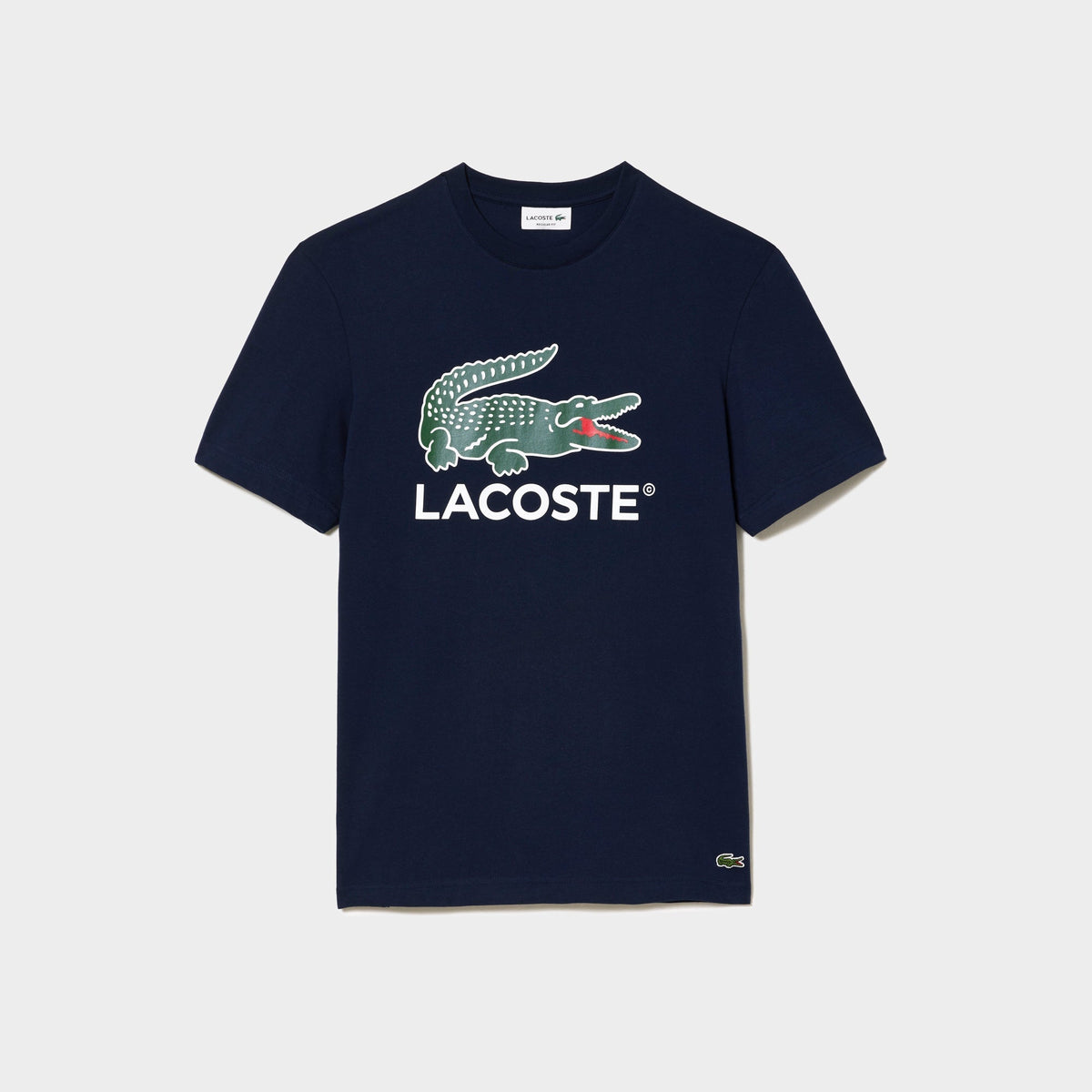 Lacoste Signature Print Cotton T-shirt