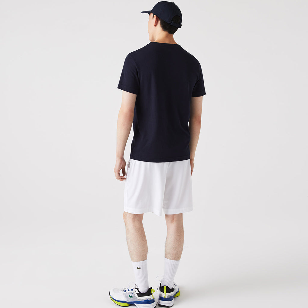 Crew Neck Crocodile Print Organic Cotton T-Shirt