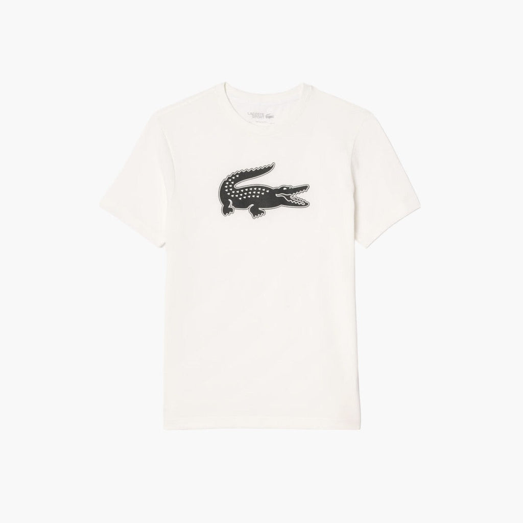 Crew Neck Crocodile Print Organic Cotton T-Shirt