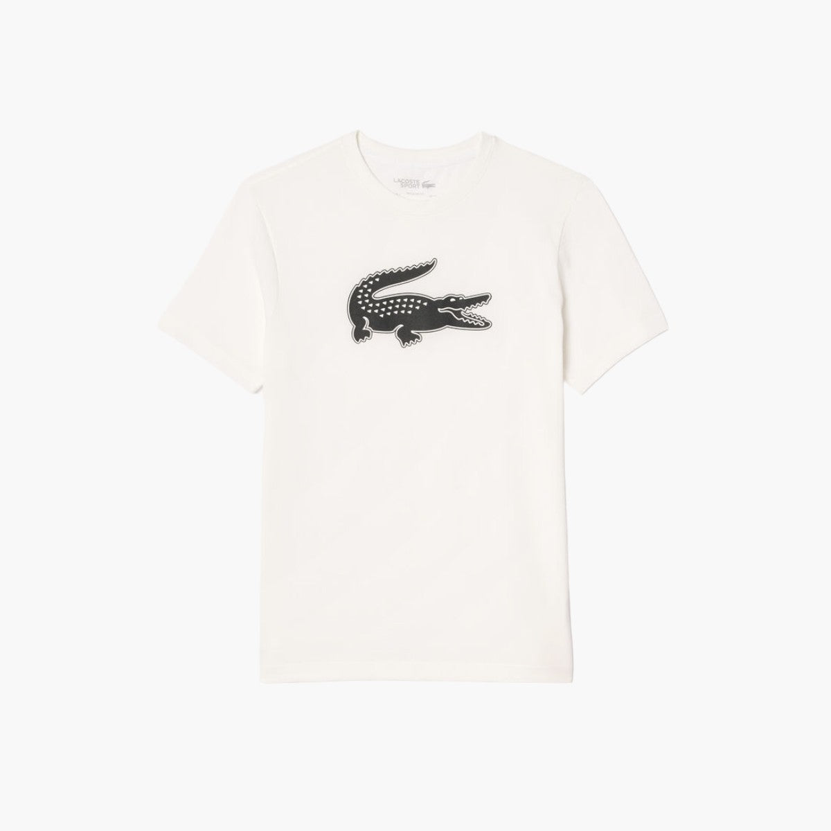 Crew Neck Crocodile Print Organic Cotton T-Shirt