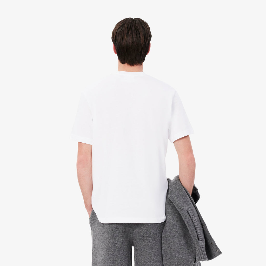 Lacoste Cotton T-shirt with Breast Pocket - view 3