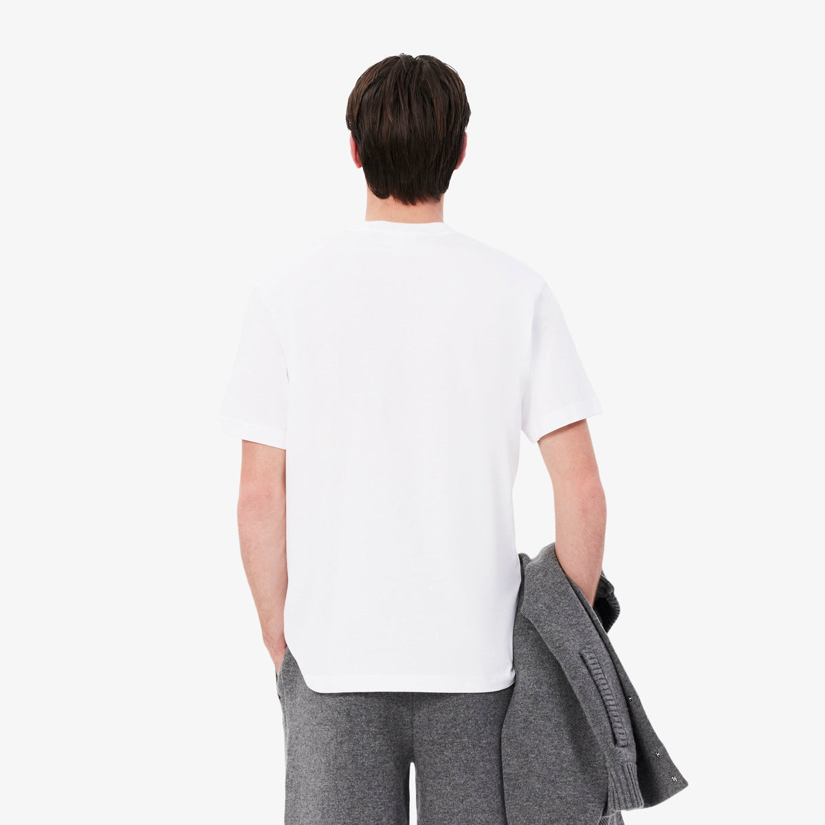 Lacoste Cotton T-shirt with Breast Pocket - view 3