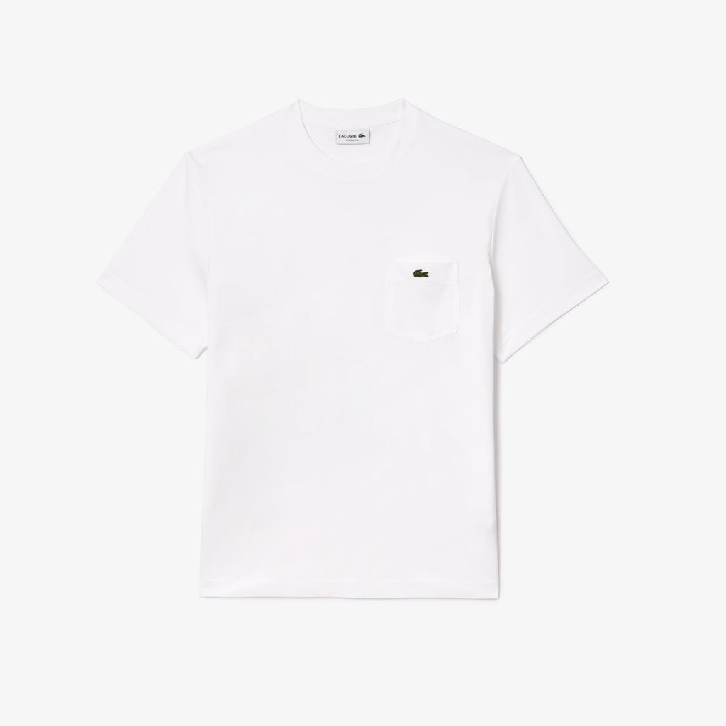 Lacoste Cotton T-shirt with Breast Pocket - view 4