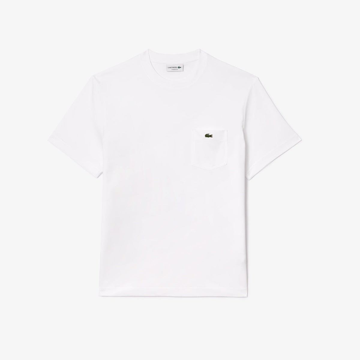 Lacoste Cotton T-shirt with Breast Pocket - view 4