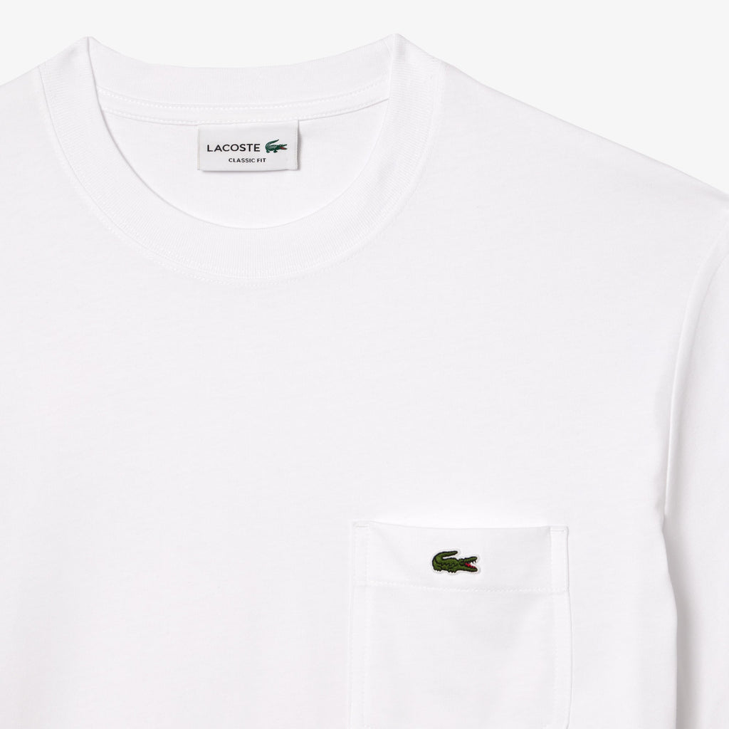 Lacoste Cotton T-shirt with Breast Pocket - view 6