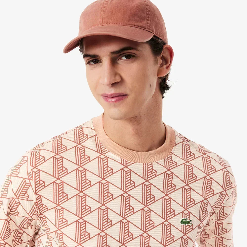 Lacoste Monogram cotton t-shirt
