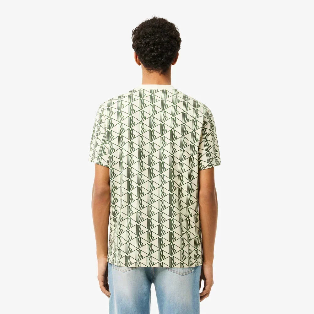 Lacoste Monogram cotton t-shirt