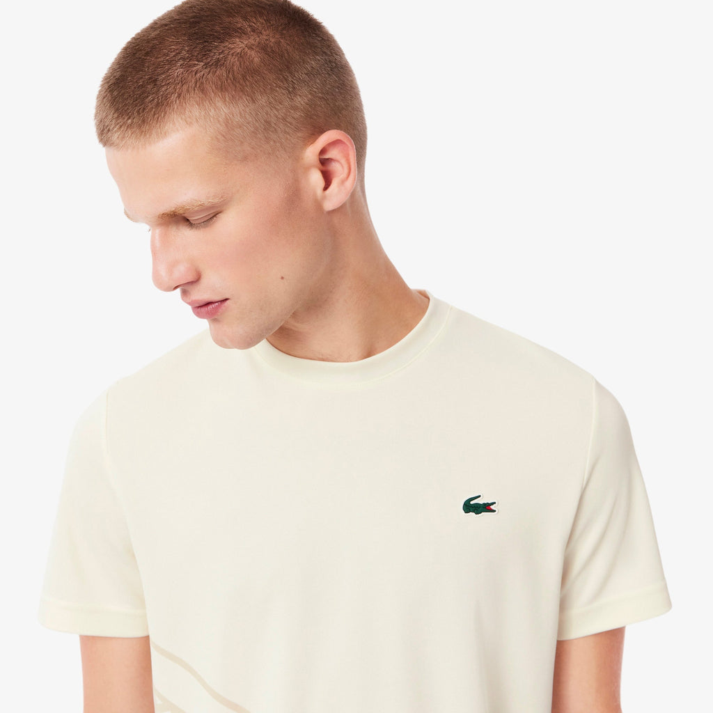 Lacoste Ultra Dry Printed Tennis T-shirt - view 4