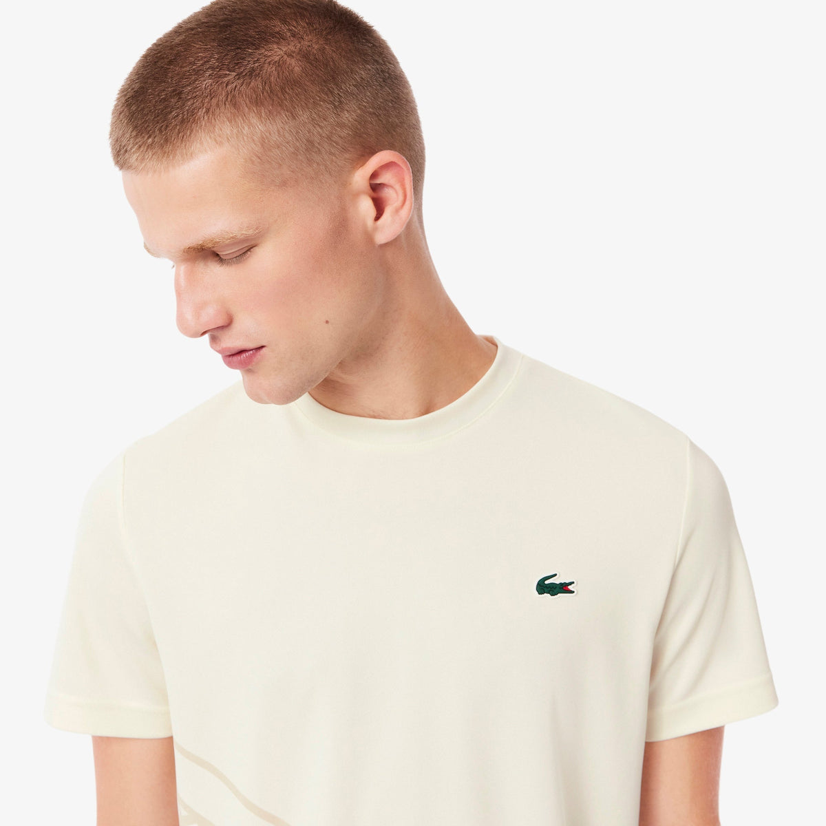 Lacoste Ultra Dry Printed Tennis T-shirt - view 4
