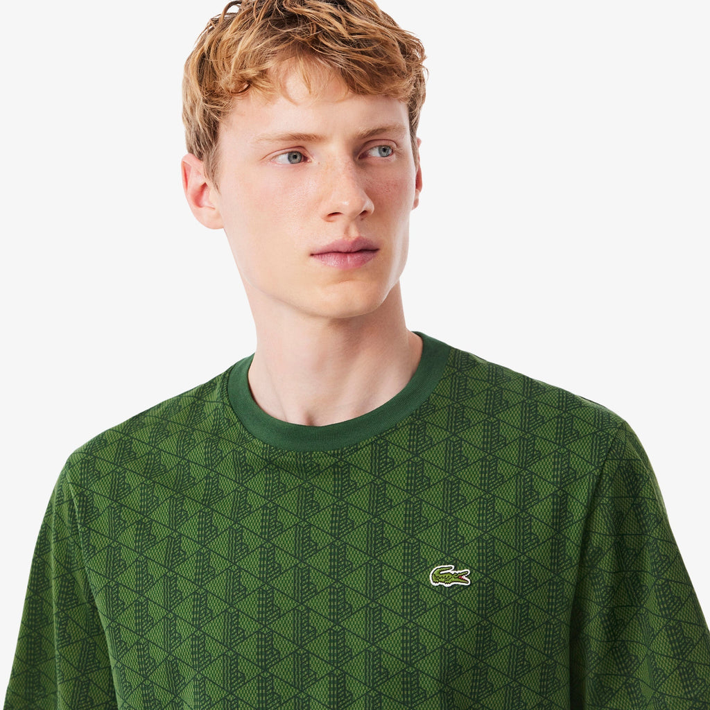 Lacoste Monogram Jersey T-shirt - view 3