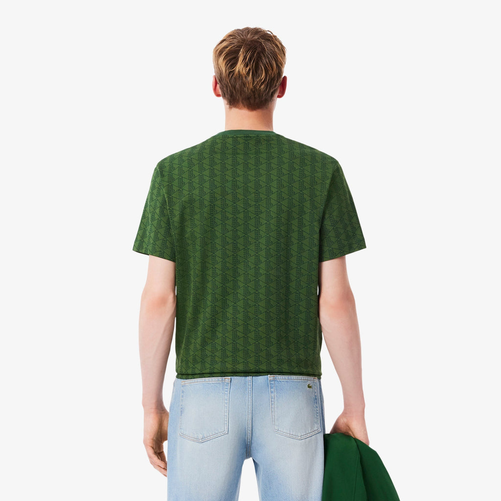 Lacoste Monogram Jersey T-shirt - view 4