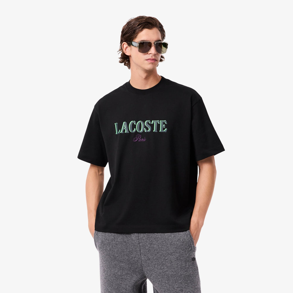 Lacoste Loose fit Printed Jersey T-shirt