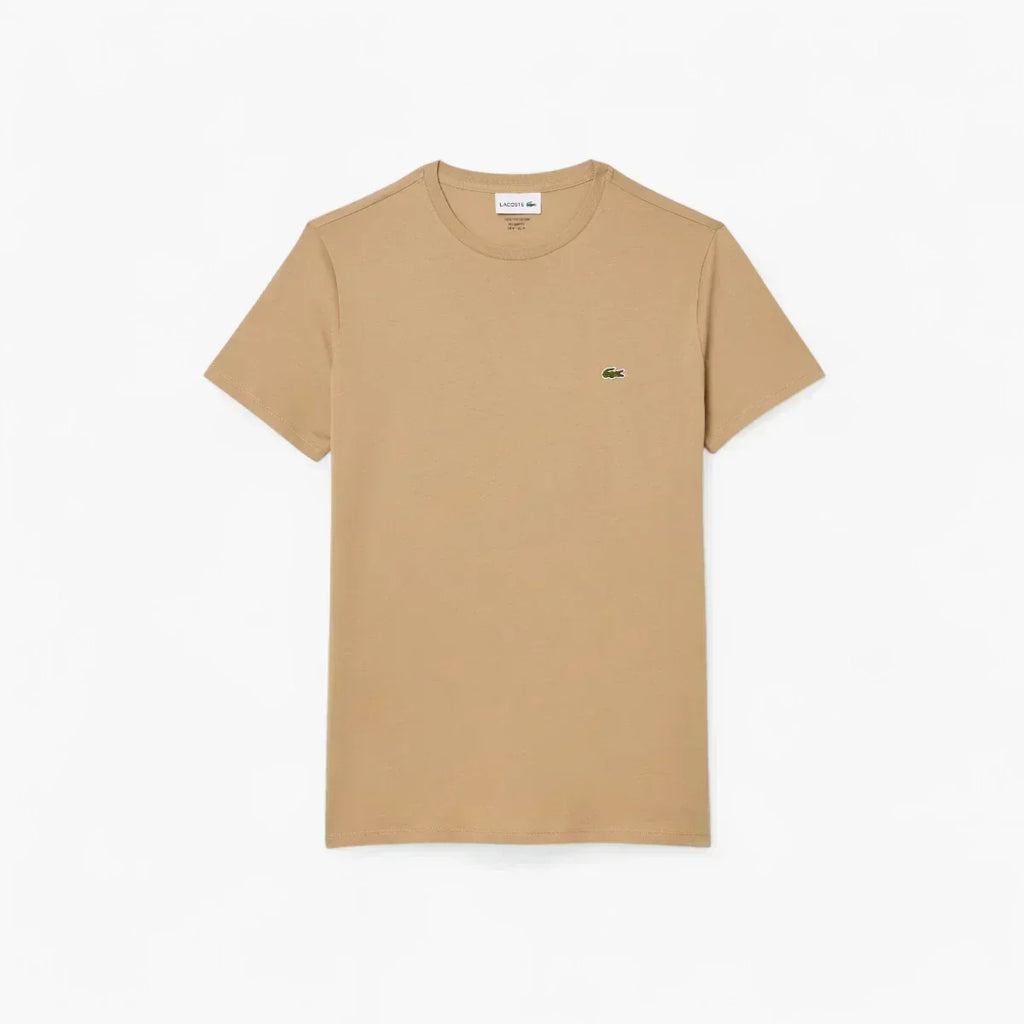 Essential Cotton Pima Tee With Crew Neck