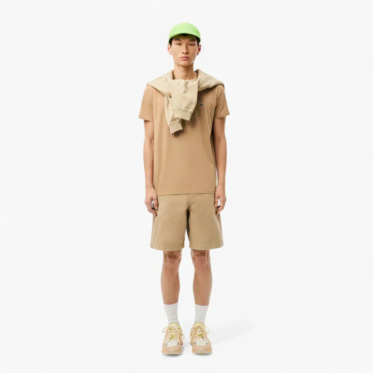 Essential Cotton Pima Tee With Crew Neck