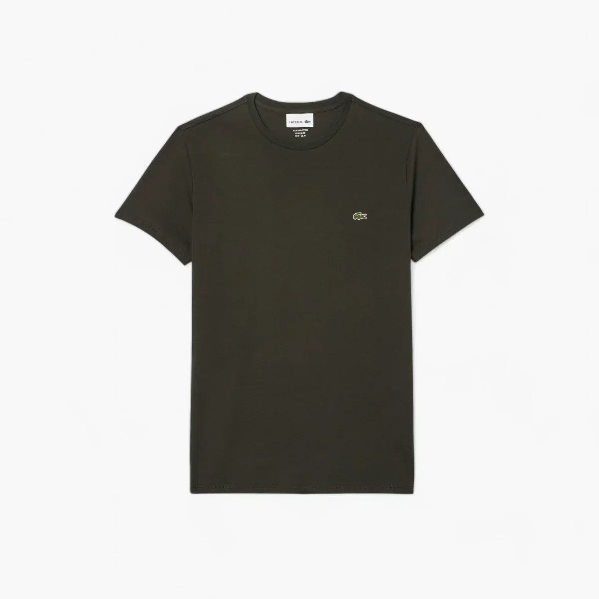 Essential Cotton Pima Tee With Crew Neck