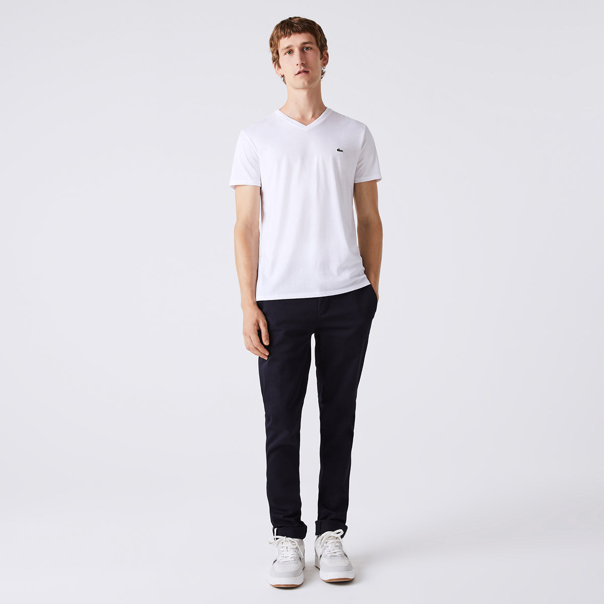 Crew Neck Pima Cotton Jersey T-Shirt