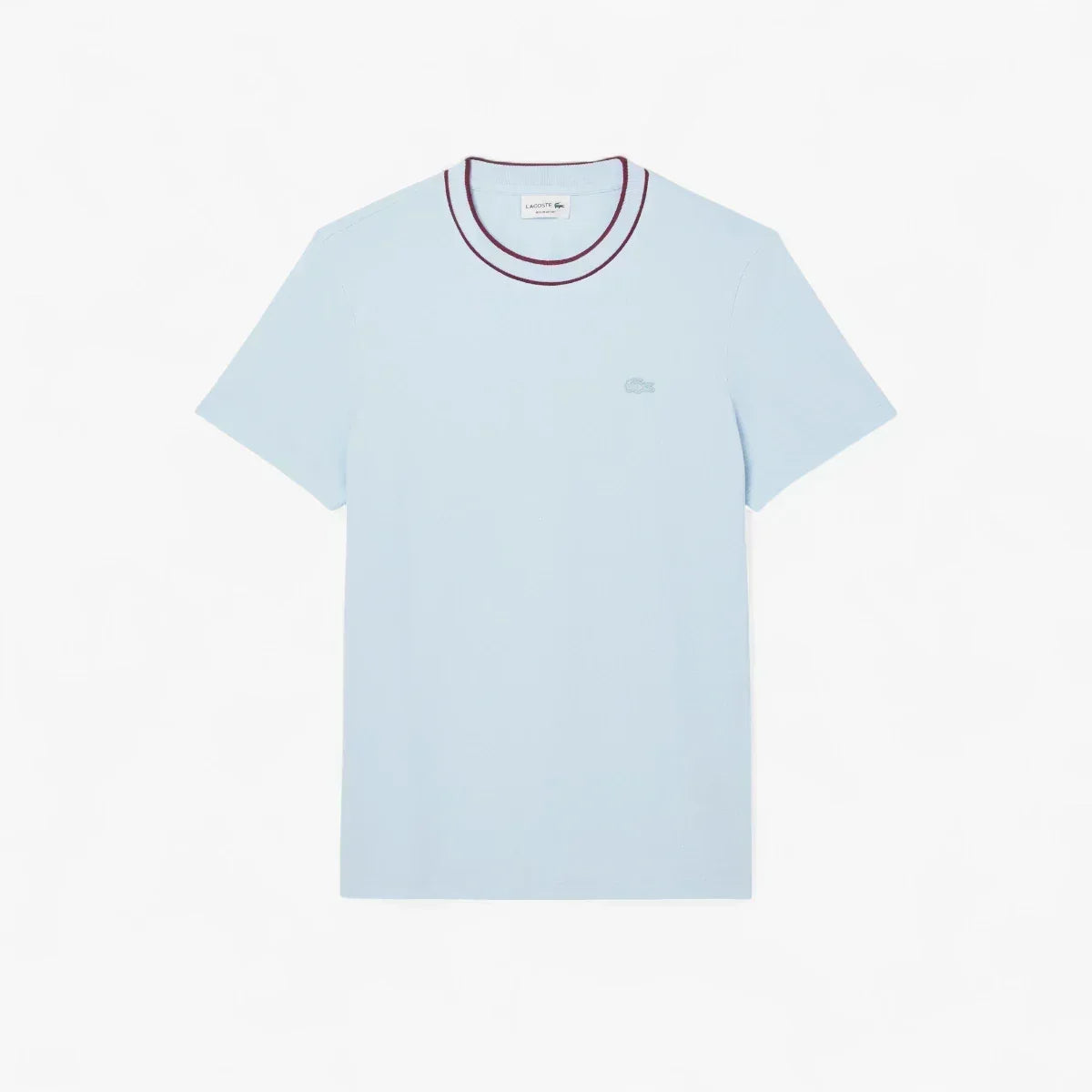 Stretch Piqué Stripe Collar T-Shirt