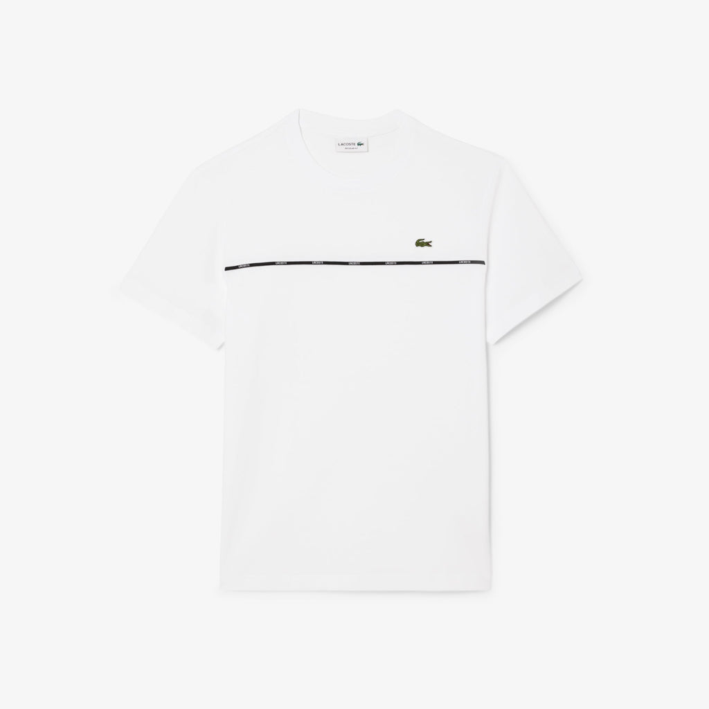 Lacoste Trim Cotton Jersey T-shirt - view 5