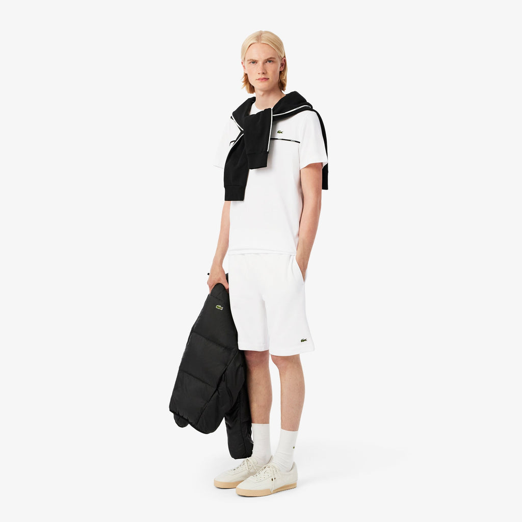 Lacoste Trim Cotton Jersey T-shirt - view 2
