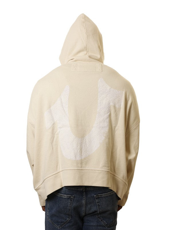 True Religion Sebastien Ami Hoodie Logo White Lace