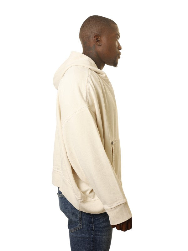 True Religion Sebastien Ami Hoodie Logo White Lace