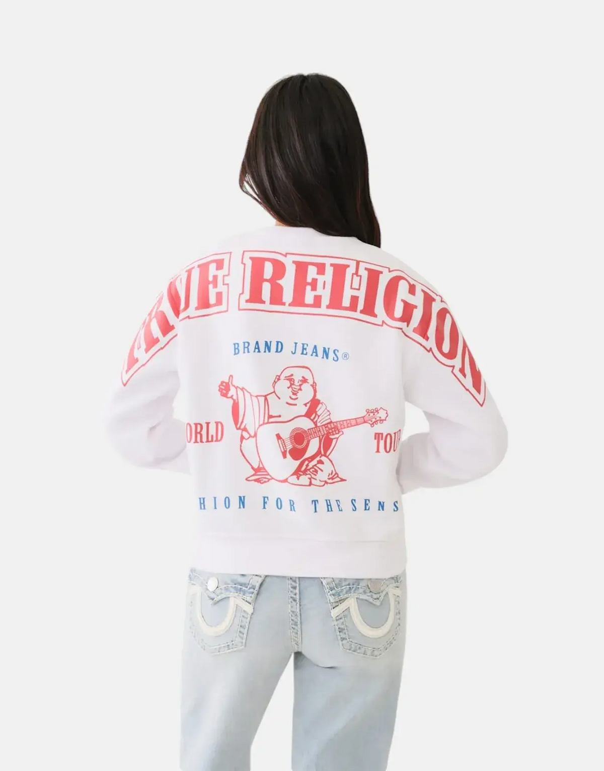 True Religion Anniversary White Sweatshirt
