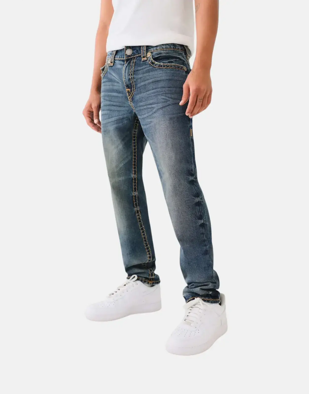True Religion Rocco Super T Queens Dark Wash Jeans