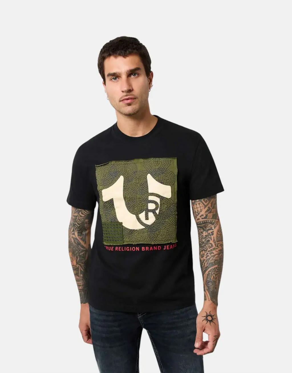 True Religion Sashiko Black T-Shirt