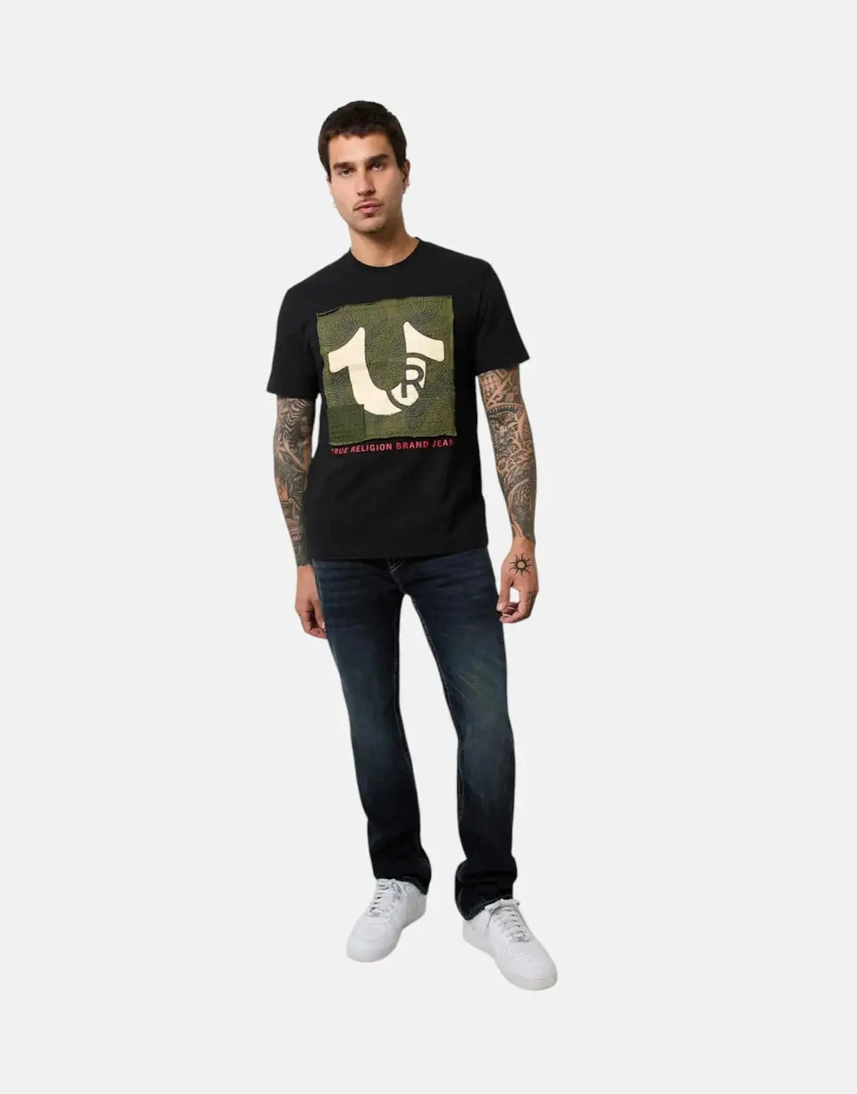 True Religion Sashiko Black T-Shirt