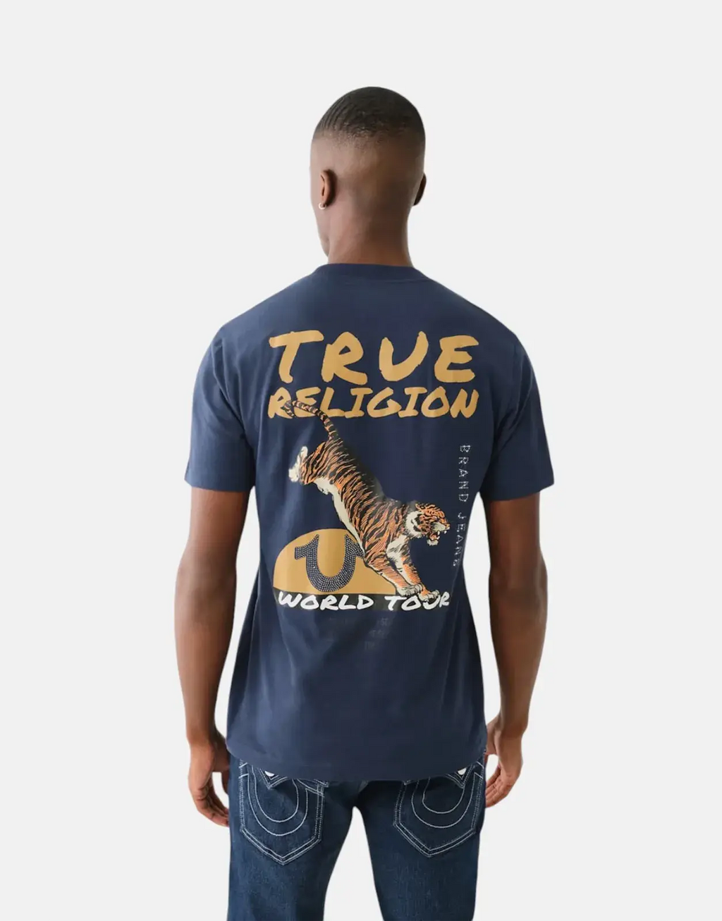 True Religion Tiger Dress Blue T-Shirt