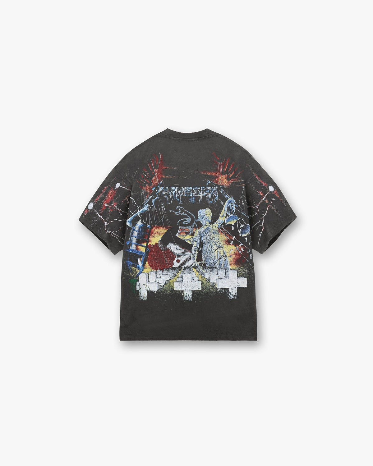 Represent X Metallica Master Of Puppets T-Shirt - Vintage Grey
