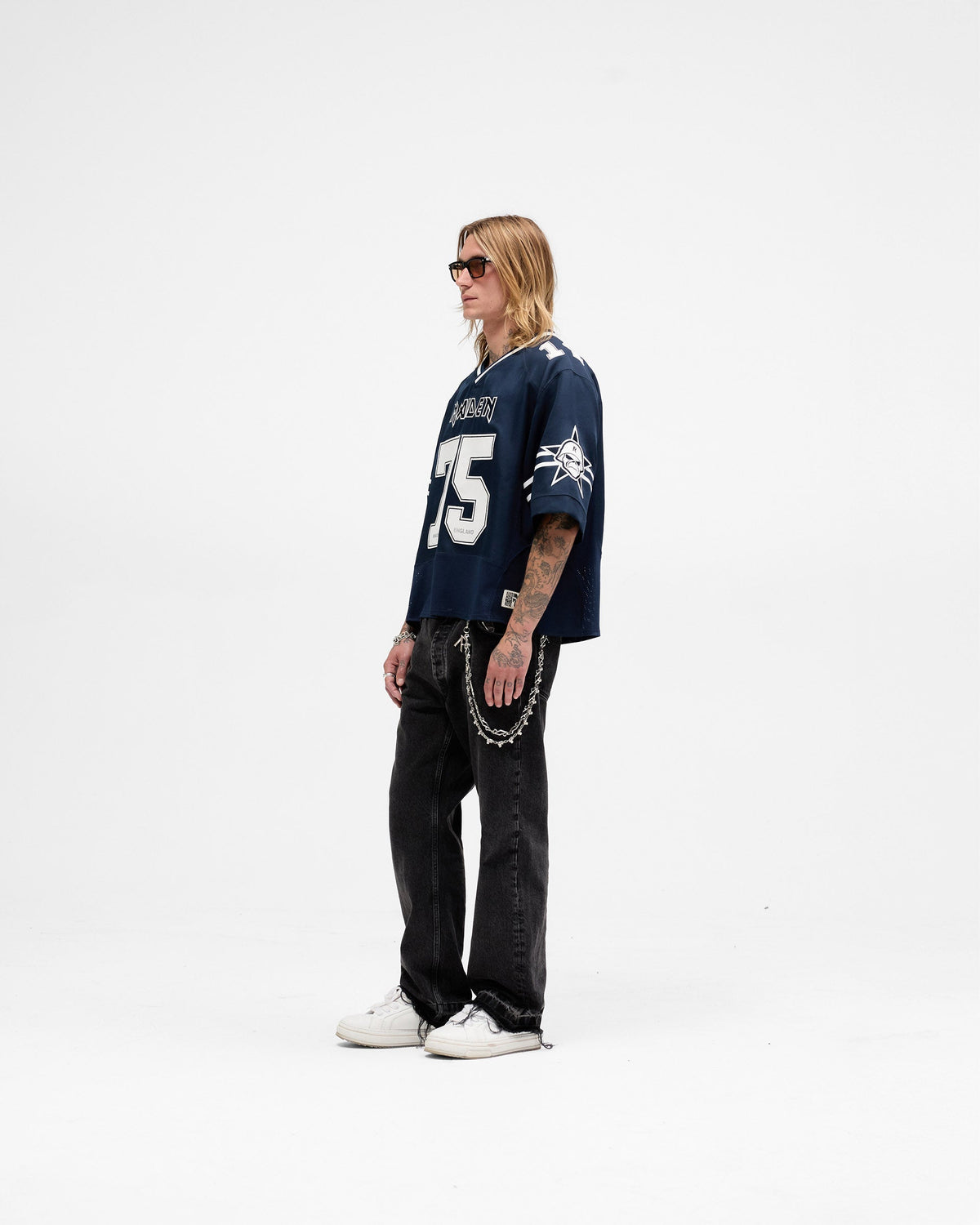 Represent X Iron Maiden Anniversary Jersey - Mid Blue