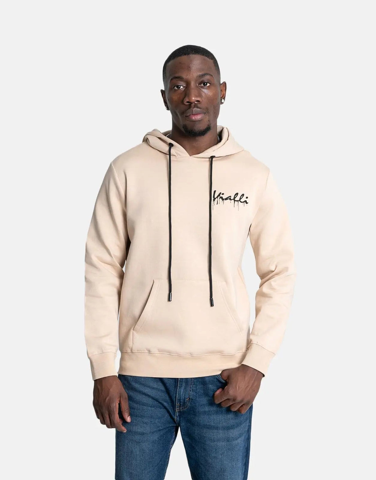 Vialli Grammer Beige Hoodie