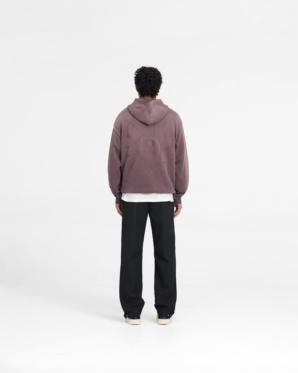 Represent X Belstaff Outline Phoenix Hoodie - Plum