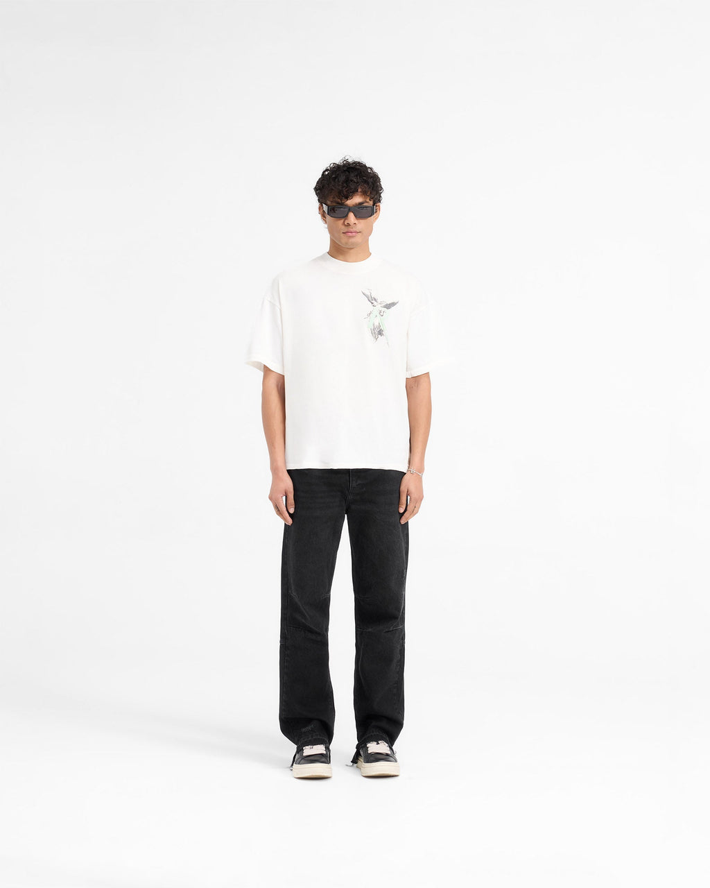 Archangel Initial T-Shirt - Salt