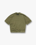 Initial Boxy T-Shirt - Army Green