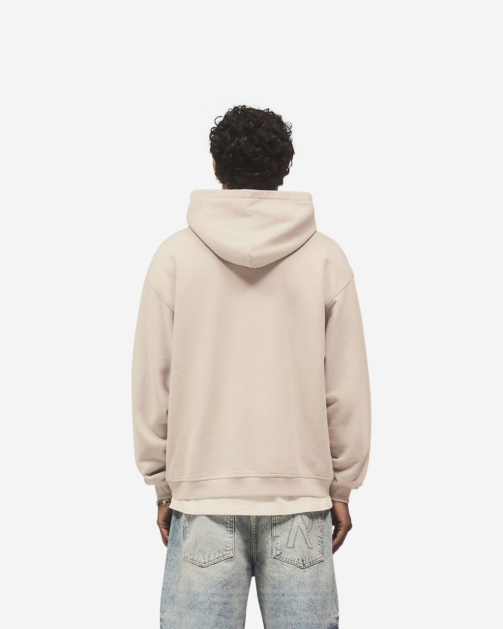 Script Logo Zip Hoodie - Concrete