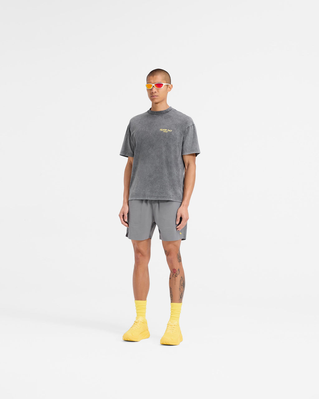 Team 247 Oversized T-Shirt - Pewter Lemon