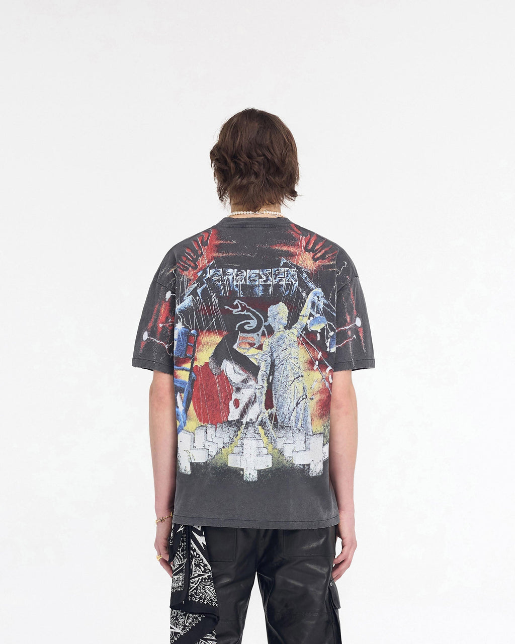 Represent X Metallica Master Of Puppets T-Shirt - Vintage Grey