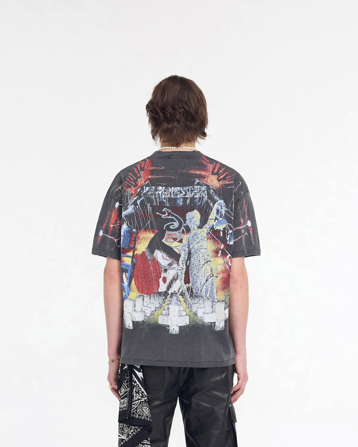 Represent X Metallica Master Of Puppets T-Shirt - Vintage Grey