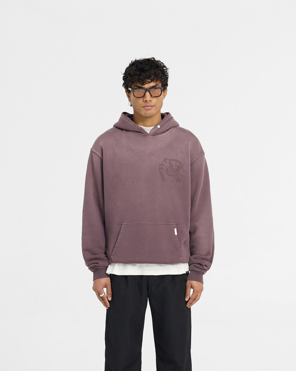 Represent X Belstaff Outline Phoenix Hoodie - Plum