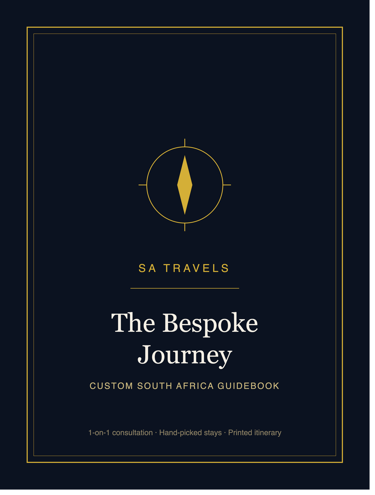 The Bespoke Journey — Custom South Africa Guidebook + Consultation